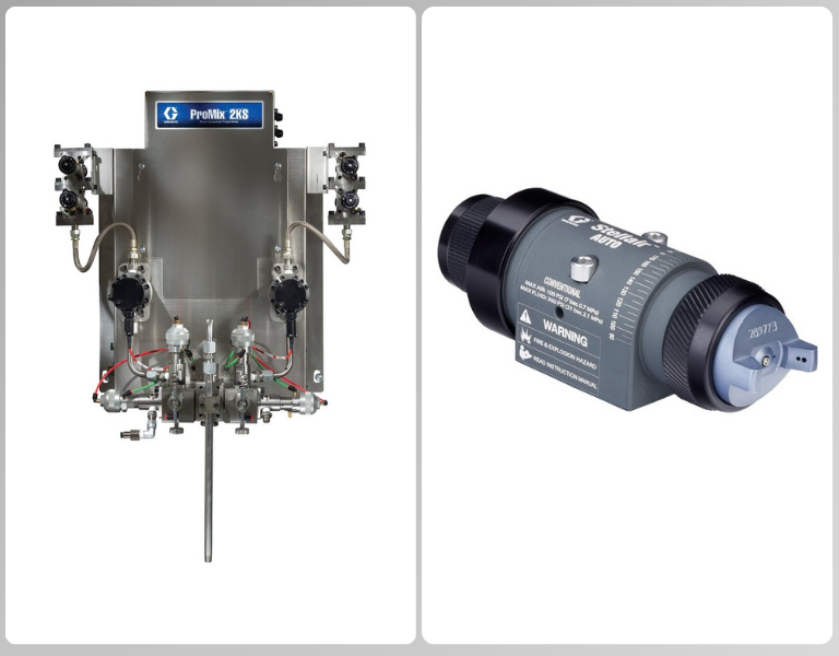 Zariadenia pre aplikáciu lakov a farieb Graco