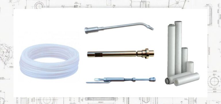 Doplnkovy sortiment Hadicky, filtre pall, trysky